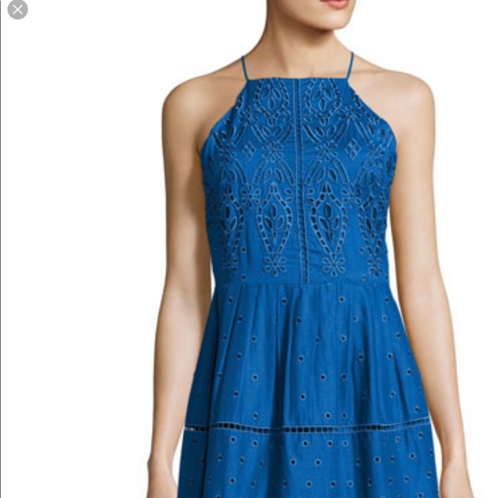 Parker Alana Eyelet Cotton/Silk Dress